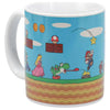Taza térmica de cerámica Super Mario con Mario, Peach y Yoshi