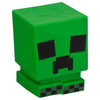 Lámpara de silicona verde con diseño de Creeper de Minecraft