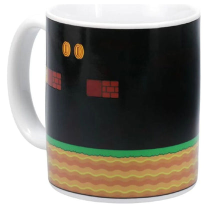 Taza térmica de cerámica Super Mario con Mario, Peach y Yoshi - 2