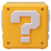 Hucha amarilla Question Block de Super Mario con signo de interrogación blanco