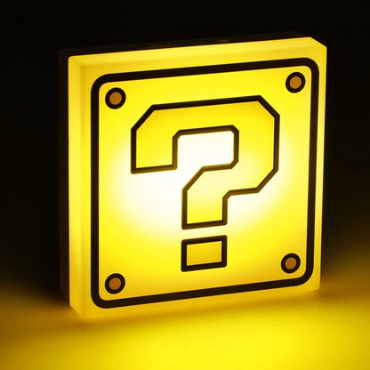 Lámpara amarilla Question Block de Super Mario PALADONE - 2
