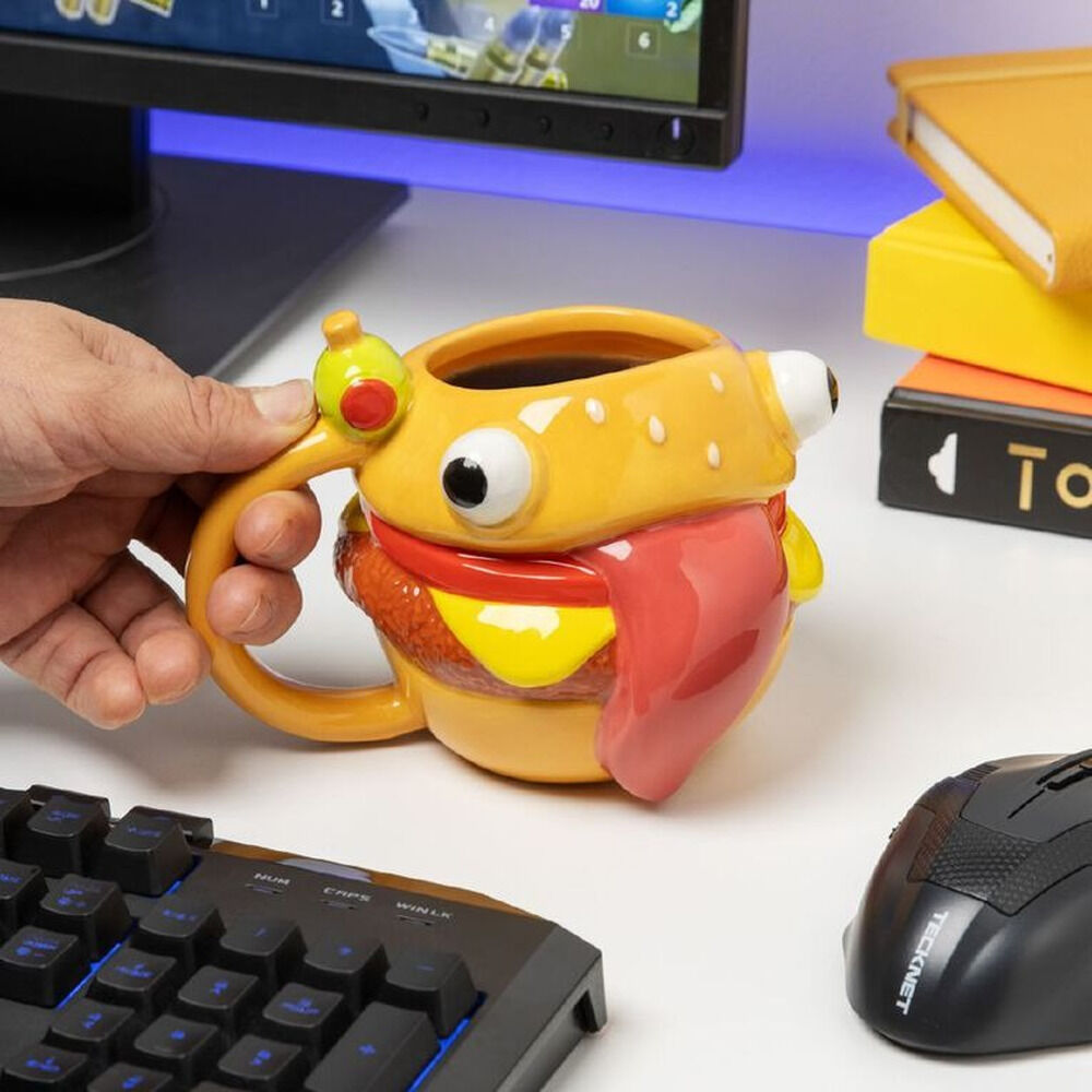 Taza 3D de cerámica Durrr Burger de Fortnite - 3