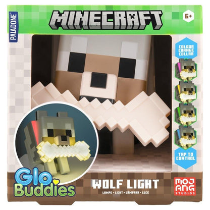 Lámpara Wolf de Minecraft con hueso iluminado - 3