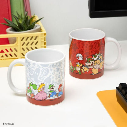 Taza de cerámica Super Mario con Mario, Luigi, Peach y Yoshi - 4