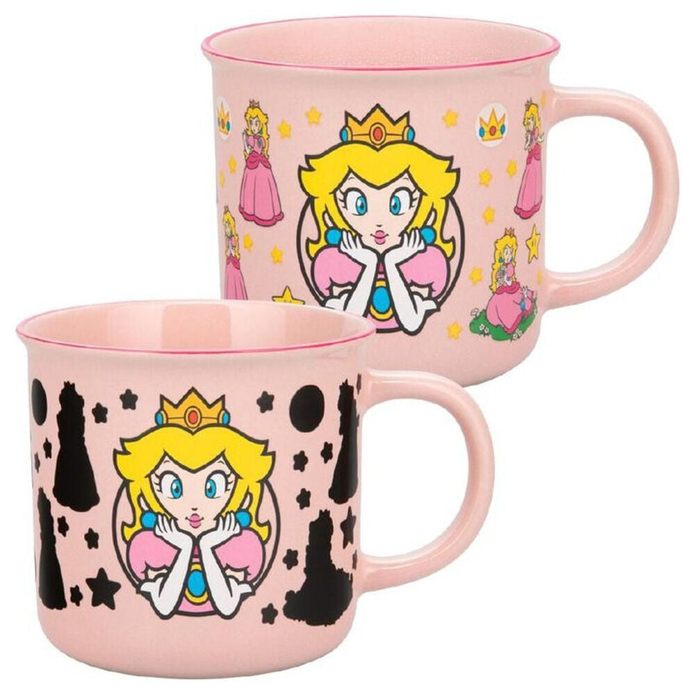 Taza térmica rosa de Princess Peach de Super Mario - 4