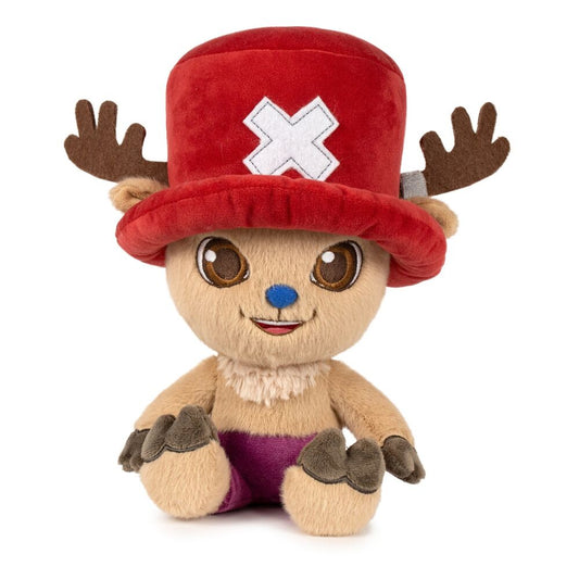 Peluche de Chopper de One Piece con sombrero rojo