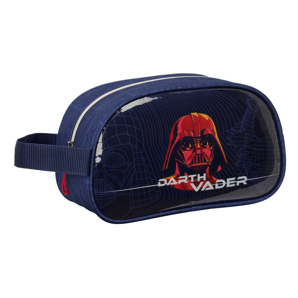 Neceser azul marino de Darth Vader Star Wars con asa lateral