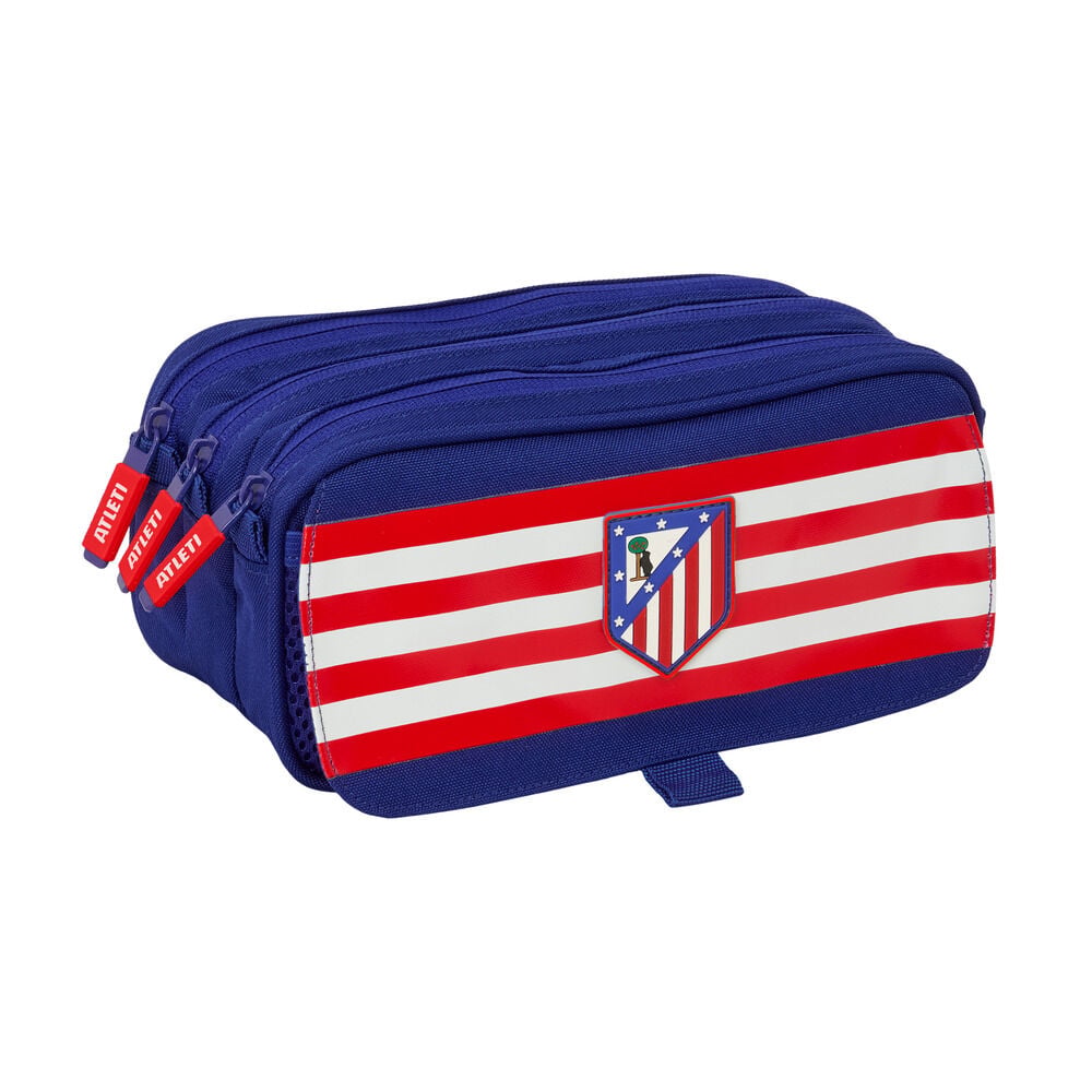 Portatodo triple del Atlético de Madrid SAFTA azul marino