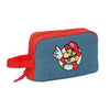 Portadesayunos SAFTA Super Mario azul y rojo con asa lateral