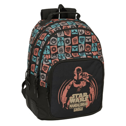 Mochila escolar Star Wars Mandalorian y Grogu SAFTA