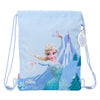 Saco de cuerdas Frozen Disney azul con ilustración de Elsa