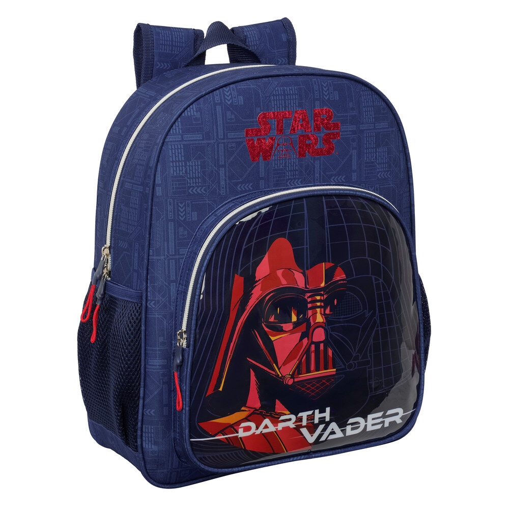 Mochila azul marino de Darth Vader Star Wars de 38 cm