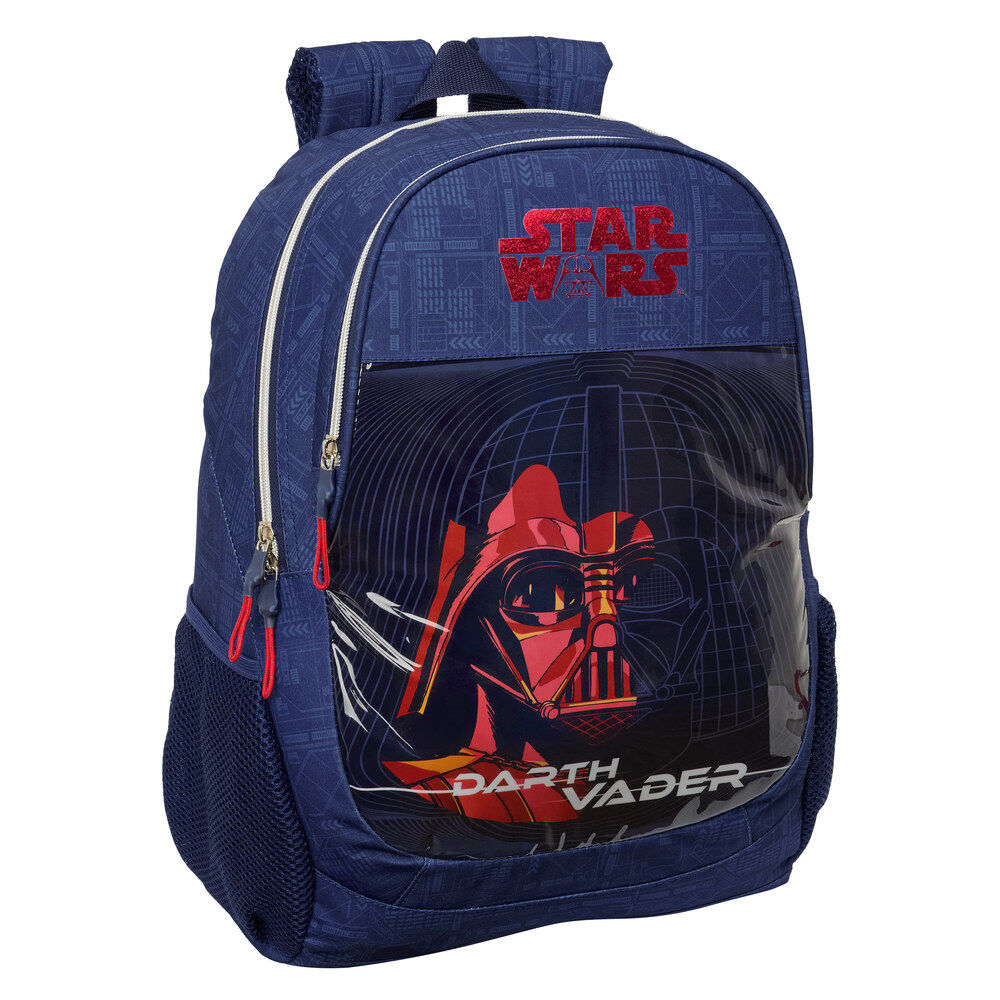 Mochila azul Star Wars con diseño de Darth Vader