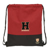 Saco Hogwarts Harry Potter rojo y negro con cordones
