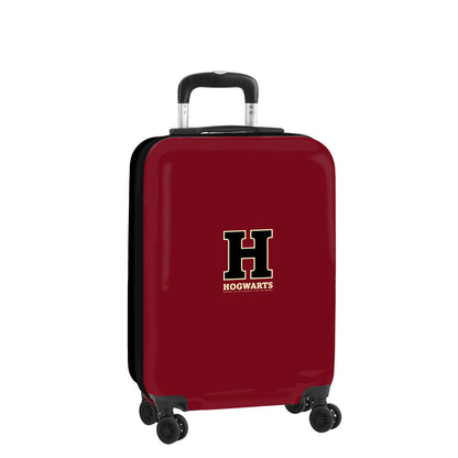 Maleta trolley de cabina granate con escudo de Hogwarts