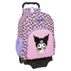 Trolley extraíble rosa Kuromi de SAFTA con mochila y carro