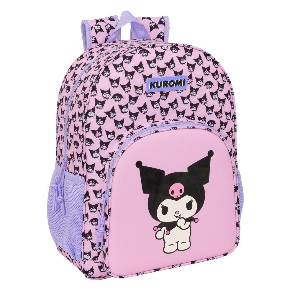 Mochila rosa de Kuromi SAFTA adaptable a carro
