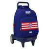 Mochila trolley extraíble del Atlético de Madrid SAFTA en azul marino