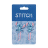 Blíster con dos clips rosas de Stitch Disney