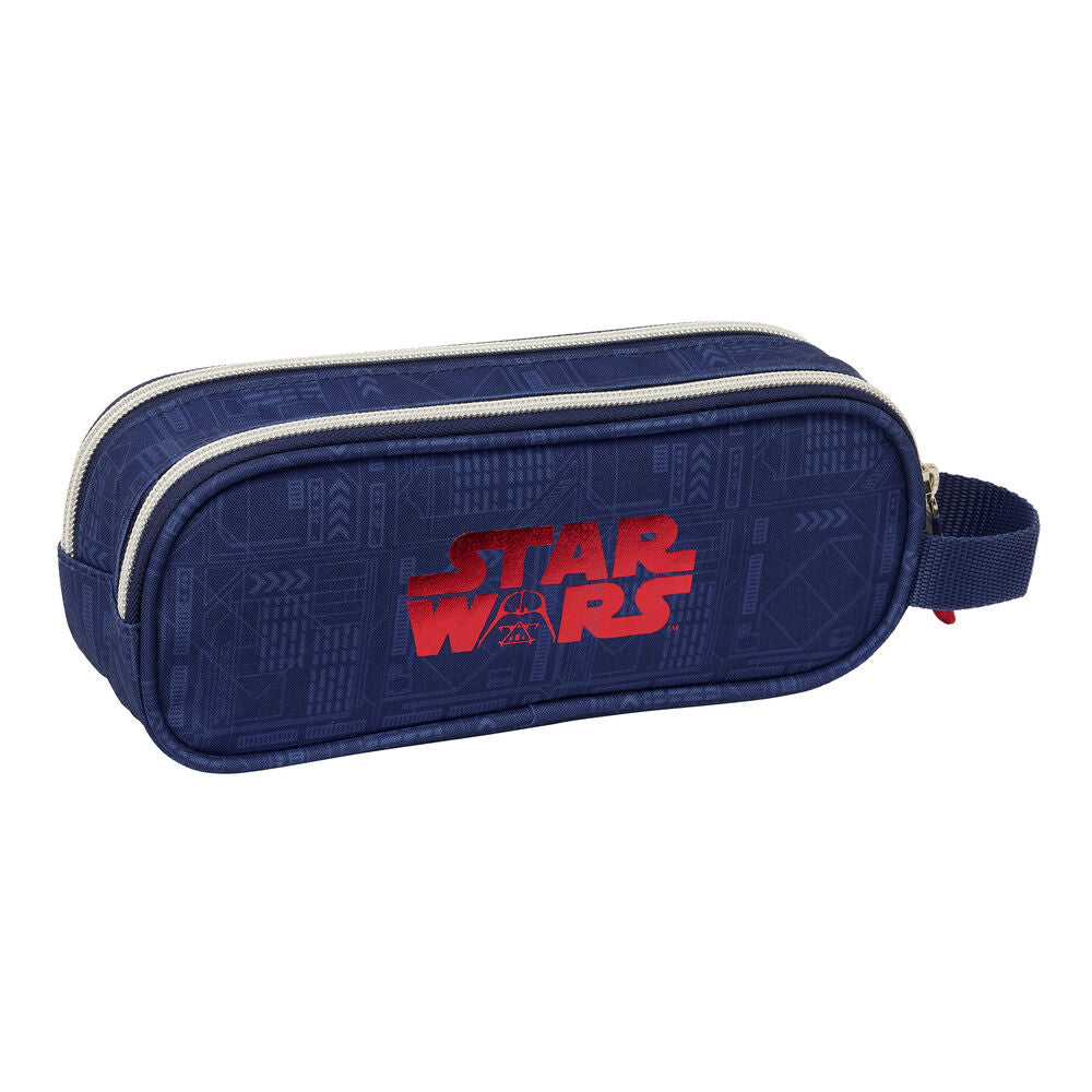 Portatodo doble Darth Vader Star Wars SAFTA azul marino - 2