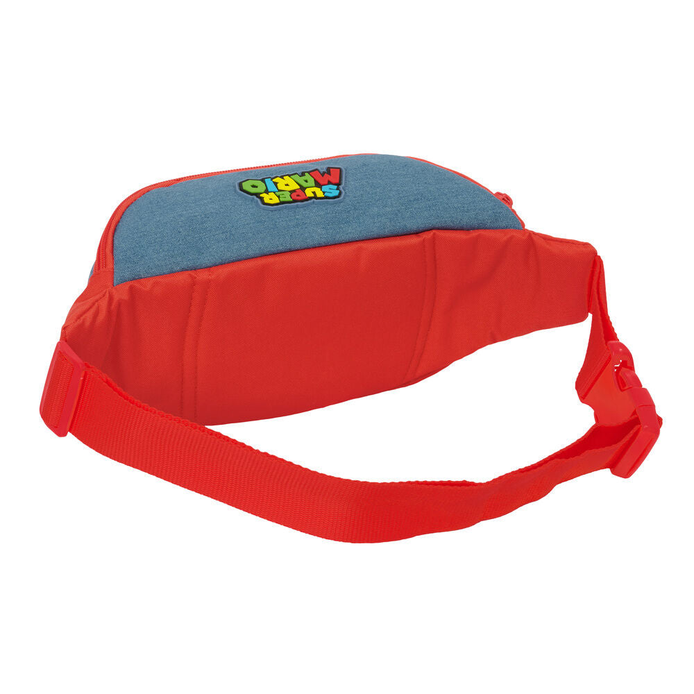Riñonera Super Mario SAFTA azul y roja con imagen de Mario - 2