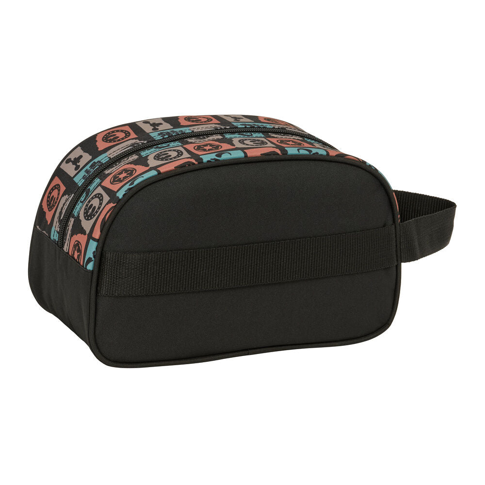 Neceser Star Wars Mandalorian y Grogu negro con asa lateral - 2