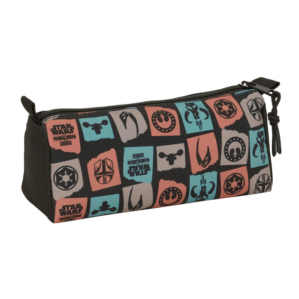 Portatodo negro de Star Wars The Mandalorian y Grogu con cremallera - 2