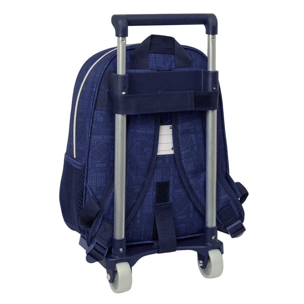 Trolley extraíble azul de Darth Vader Star Wars con mochila y carro SAFTA - 2