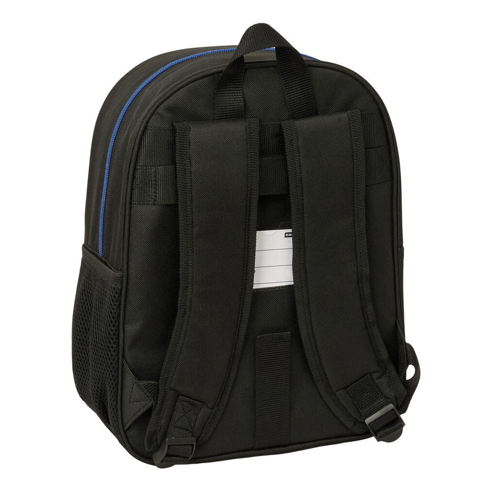 Mochila SAFTA Italian Brainrot negra y azul de 34 cm - 2