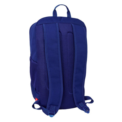 Mochila zapatillero azul del Atlético de Madrid con franjas rojiblancas - 2
