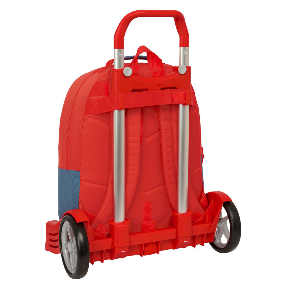 Trolley extraíble SAFTA rojo y azul con diseño de Super Mario - 2