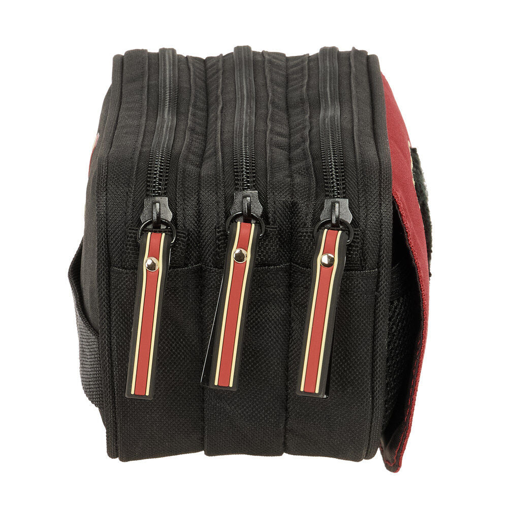 Portatodo triple rojo y negro de Hogwarts Harry Potter - 3