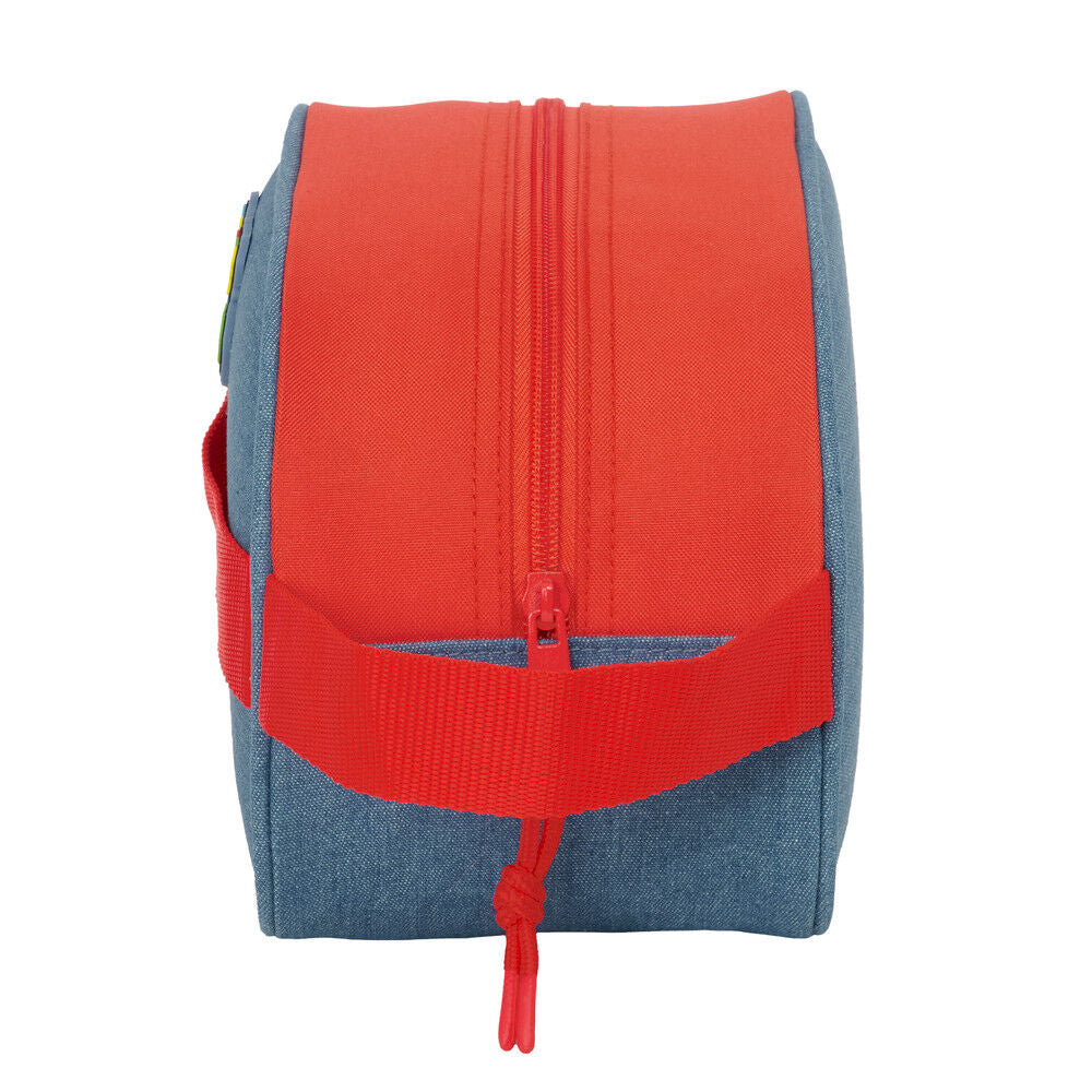 Neceser azul y rojo de Super Mario con asa lateral - 3