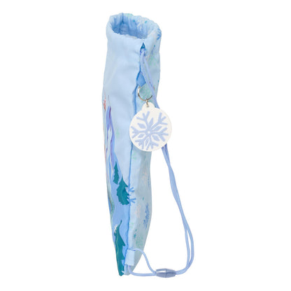 Saco de cuerdas Frozen Disney azul con ilustración de Elsa - 3