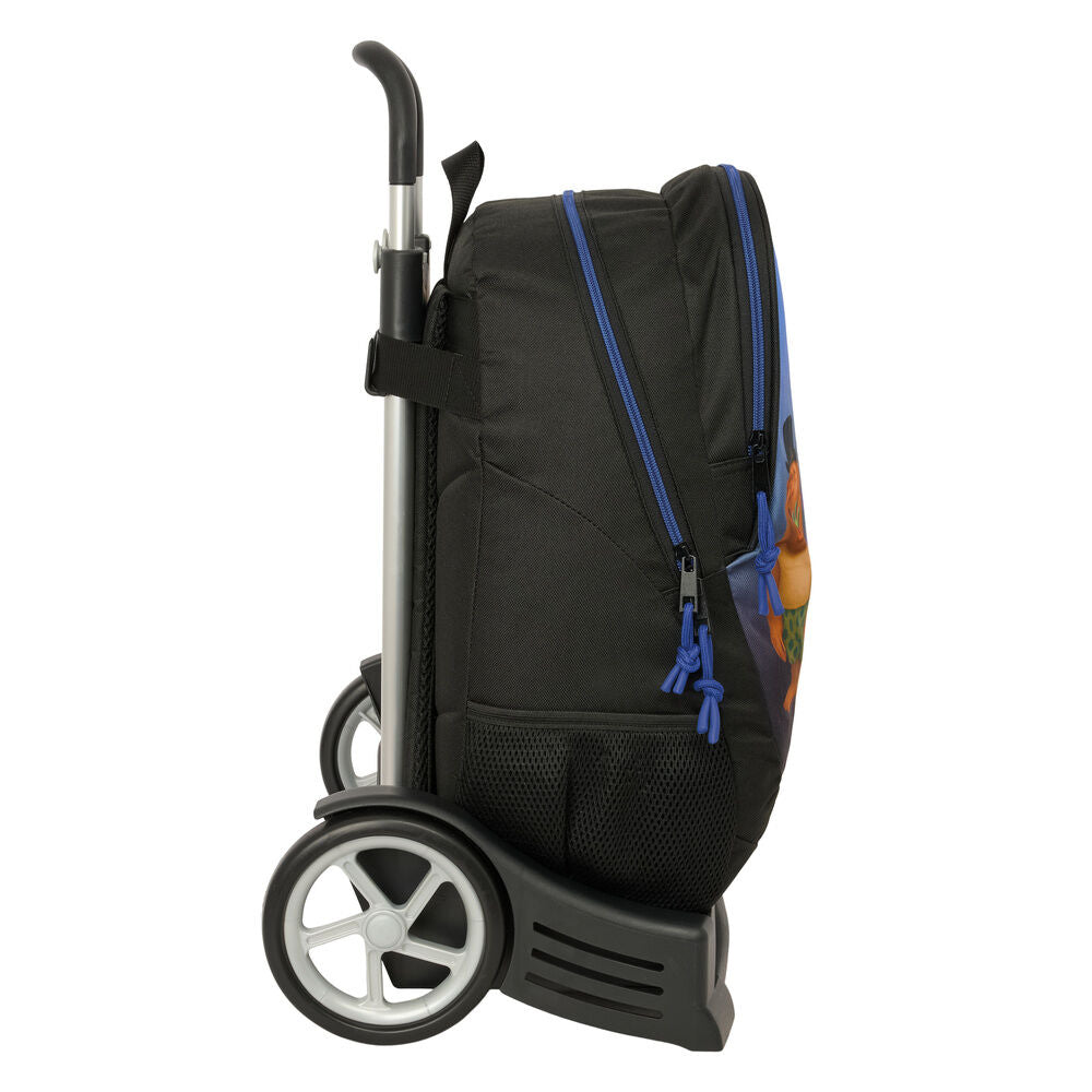 Trolley extraíble SAFTA Italian Brainrot azul y negro - 3