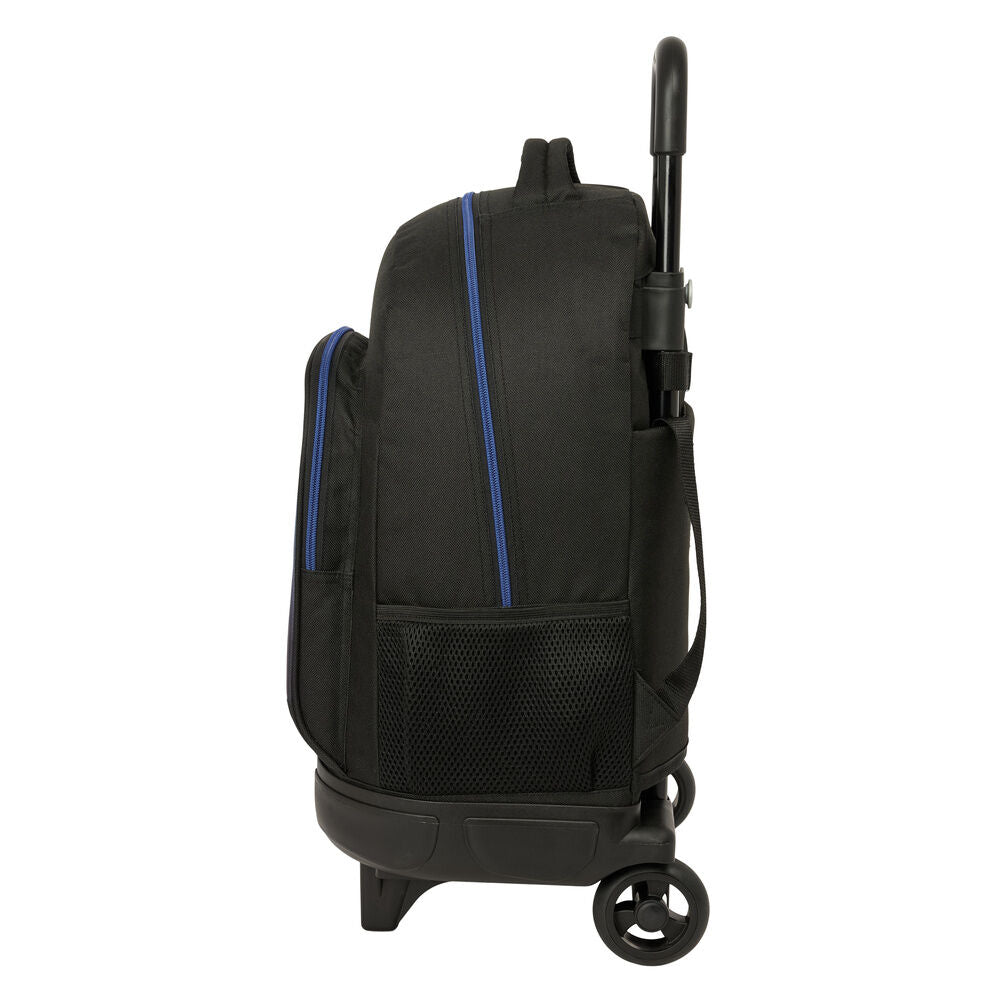 Trolley extraíble SAFTA Italian Brainrot negro y azul de 45 cm - 3