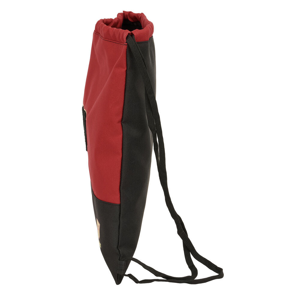 Saco Hogwarts Harry Potter rojo y negro con cordones - 3