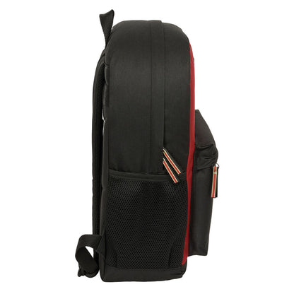 Mochila Hogwarts de Harry Potter negra y roja de 43 cm - 3