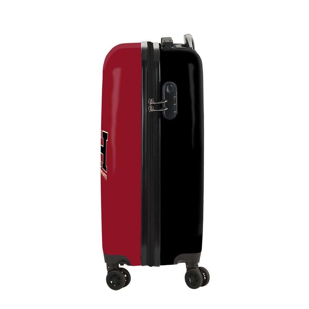 Maleta trolley de cabina granate con escudo de Hogwarts - 3