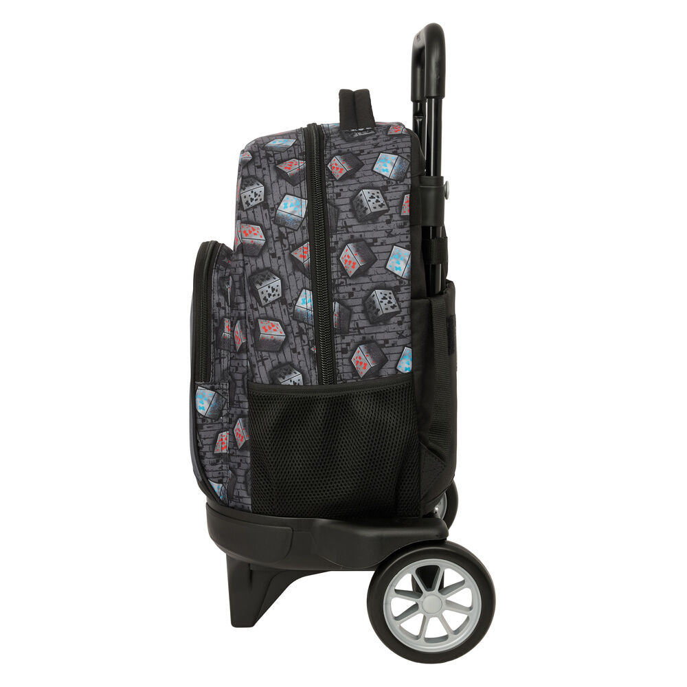 Trolley mochila extraíble Minecraft Graffiti con Creeper y TNT - 3