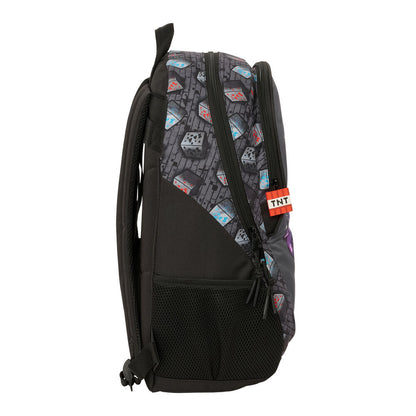 Mochila Minecraft Graffiti con Creeper y bloques de TNT - 3