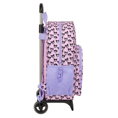 Trolley extraíble rosa Kuromi de SAFTA con mochila y carro - 3