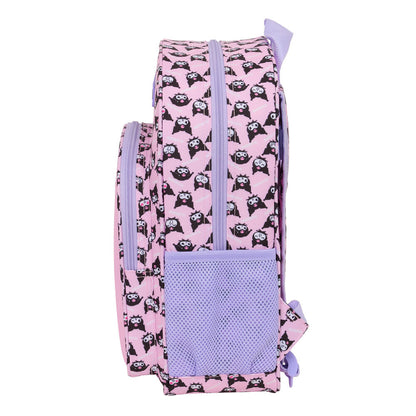 Mochila rosa Kuromi de SAFTA con estampado y bolsillo frontal - 3