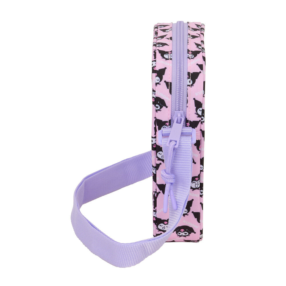 Bandolera rosa y lila de Kuromi Hello Kitty con correa ajustable - 3