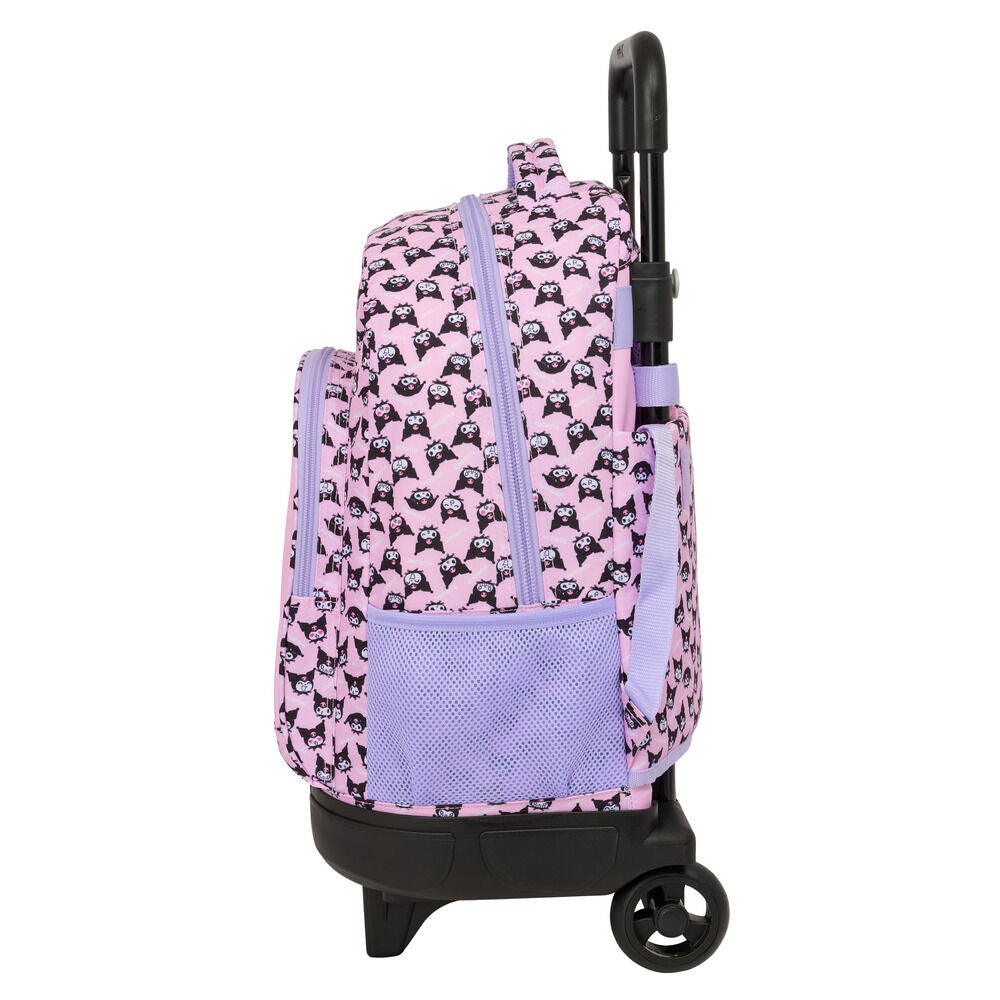 Trolley escolar rosa Kuromi Hello Kitty SAFTA con mochila extraíble - 3