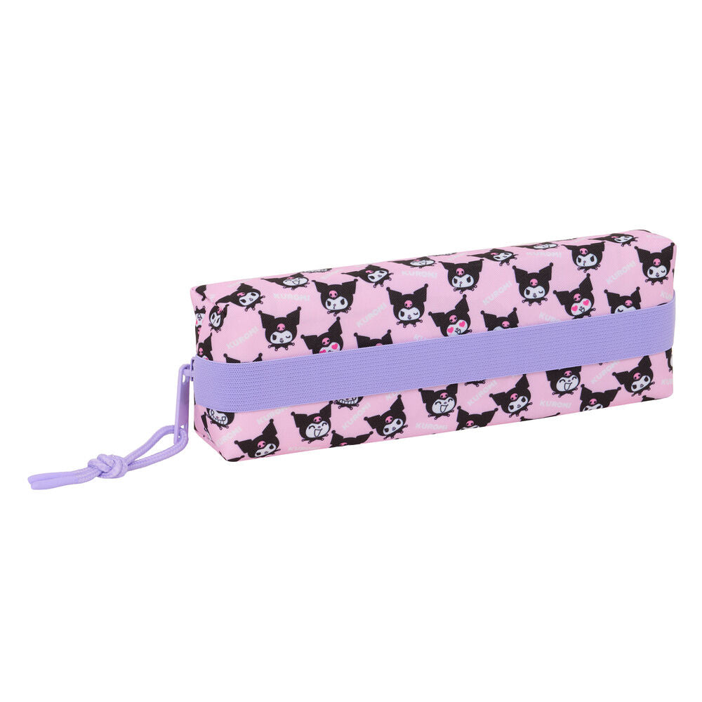 Portatodo rosa de Kuromi Hello Kitty con cremallera - 4
