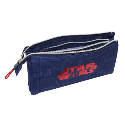 Portatodo triple Darth Vader Star Wars azul marino - 3
