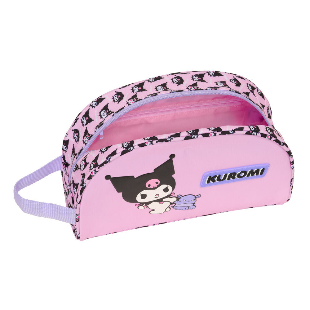 Neceser rosa de Kuromi con asa lateral y estampado - 4