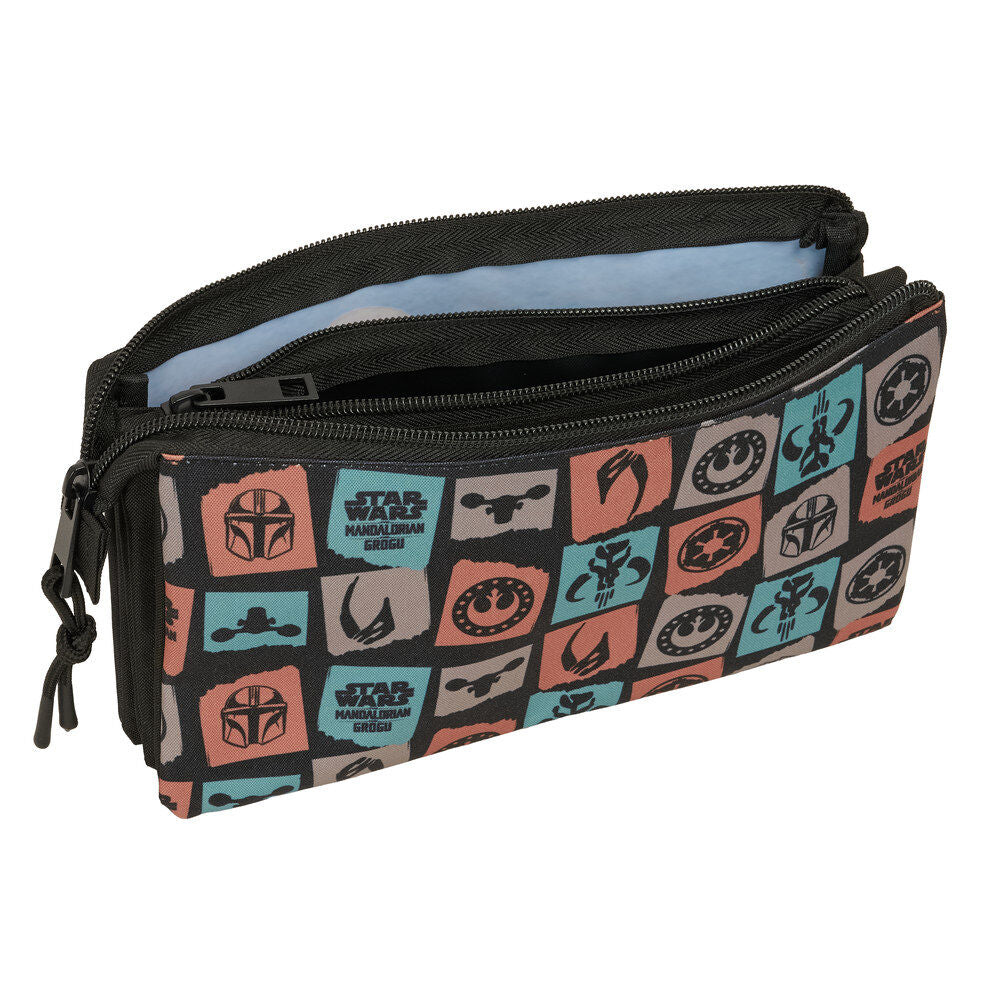 Portatodo triple negro de The Mandalorian y Grogu - 3