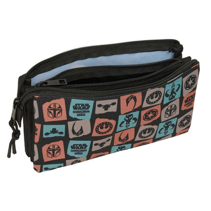 Portatodo triple negro de The Mandalorian y Grogu - 3